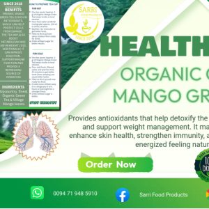 ORGANIC CEYLON MANGO GREEN TEA