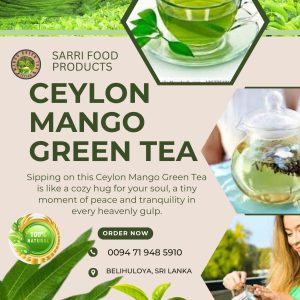 ORGANIC CEYLON MANGO GREEN TEA